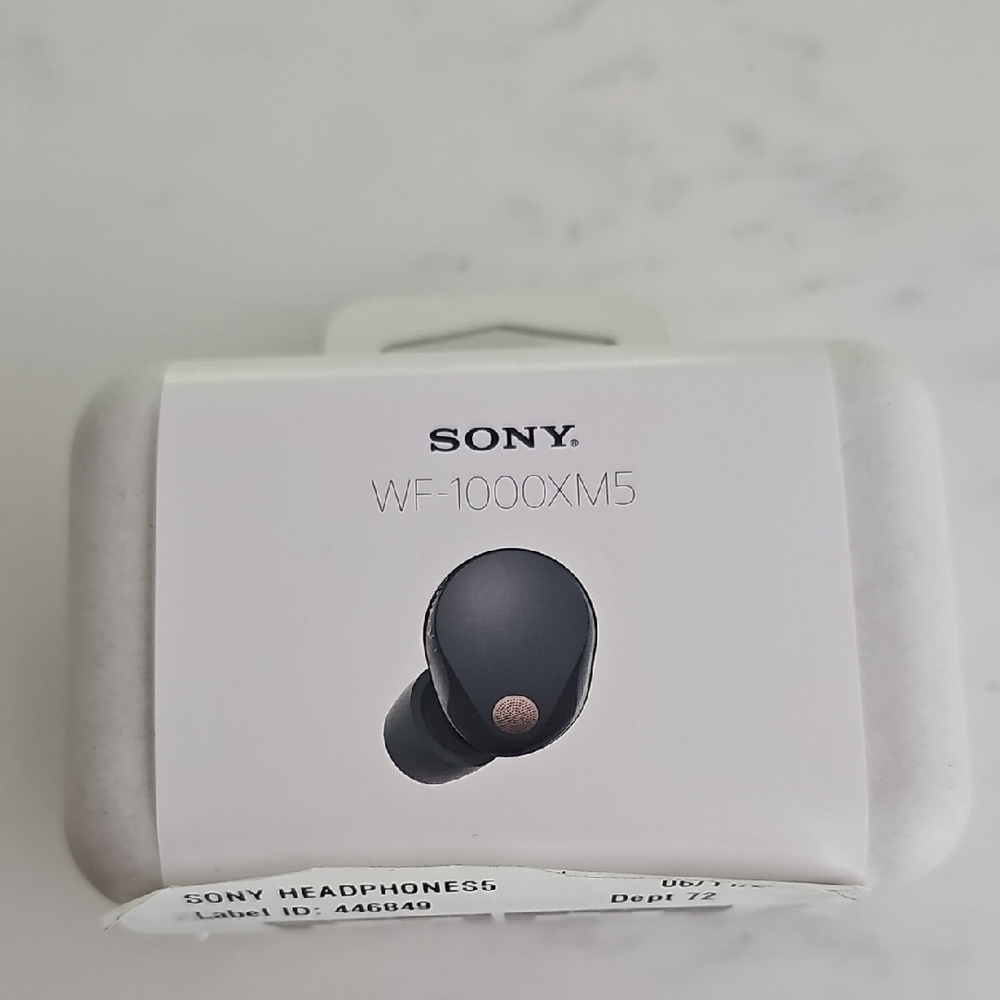 Sony WF-1000XM5 Black Earbuds